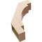Ekena Millwork 5-inch W x 18-inch D x 24-inch H Merced Rough Cedar Woodgrain TimberThane Knee Brace, Primed BRCUR05X18X24MRCRCPR - alternate 2